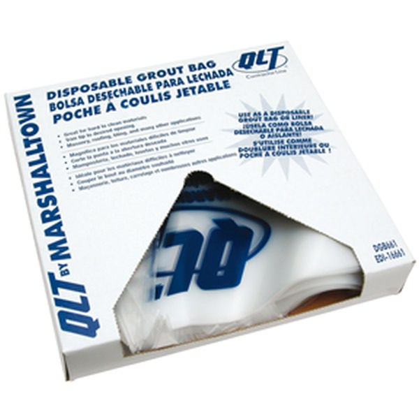 Disposable Plastic Grout Bag 11 x 21  50 Bags/pk